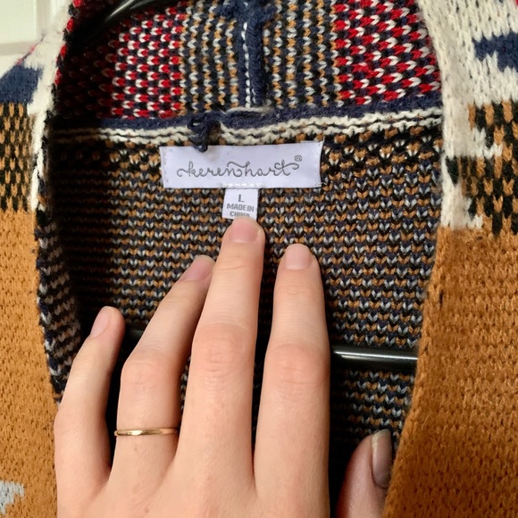 Keren Hart Aztec clasp sweater - Picture 5 of 12